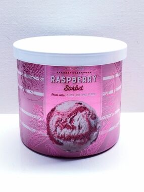 Goose Creek RASPBERRY SORBET Large 3-Wick Scented Candle, 14.5 Oz